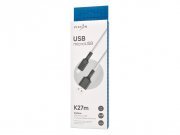Кабель VIXION K27 (USB - micro-USB) белый — 2
