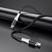 Кабель Borofone BX79 для Apple (Type-C - lightning) (черный) — 3