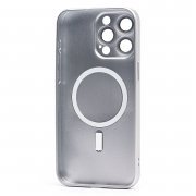 Чехол-накладка - SM020 Matte SafeMag для Apple iPhone 15 Pro Max (титановая) (228241) — 2