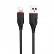 Кабель Borofone BX17 для Apple (USB - lightning) (черный)