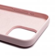 Чехол-накладка ORG Silicone Case SafeMag с анимацией для Apple iPhone 15 Pro Max (светло-розовая) — 3