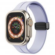 Ремешок ApW29 для Apple Watch 42 mm силикон на магните (светло-фиолетовый) — 1