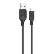 Кабель для Apple Hoco X90 Cool (USB - lightning) (черный)