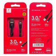Кабель SKYDOLPHIN S49V (USB - micro USB) 100см (черный) — 2
