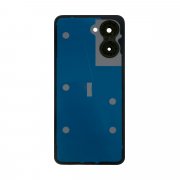 Задняя крышка для Realme C33 (голубая) премиум