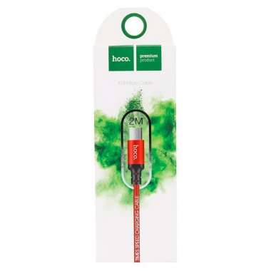 Кабель HOCO X14 Times Speed (USB - micro-USB) (красно-черный) &mdash; 3
