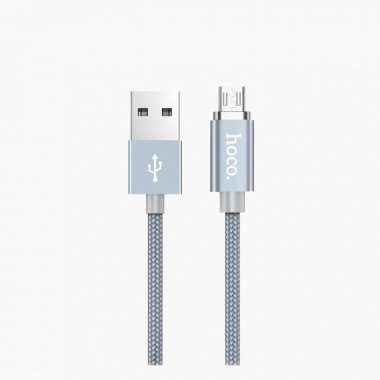 Кабель HOCO U40A магнитный (USB - micro-USB) серый — 1