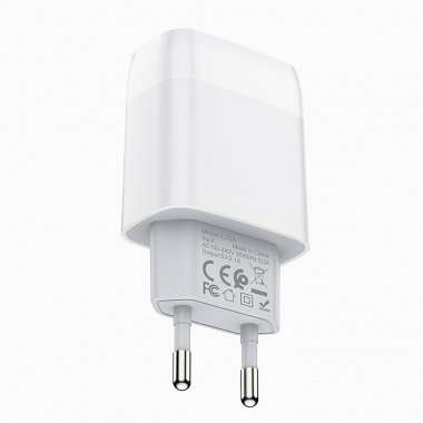 Сетевое зарядное устройство HOCO C72A Glorious с кабелем micro-USB (белое) &mdash; 6