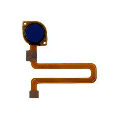 Шлейф для Xiaomi Redmi 9C + сканер отпечатка пальца (синий) &mdash; 1