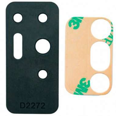 Стекло камеры для Tecno Pova 2 (черное) — 2