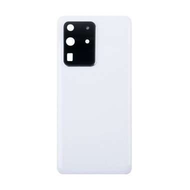 Задняя крышка для Samsung Galaxy S20 Ultra (G988B) (белая) Премиум &mdash; 2