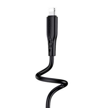 Кабель для Apple Borofone BX48 (USB - lightning) (черный) — 5