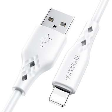 Кабель для Apple Borofone BX48 (USB - lightning) (белый) — 5