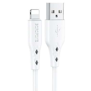 Кабель для Apple Borofone BX48 (USB - lightning) (белый) — 1