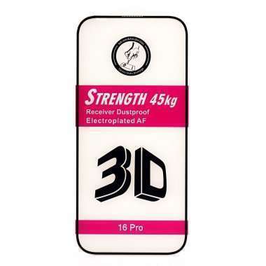 Защитное стекло Remax для Apple iPhone 16 Pro (черное) &mdash; 1