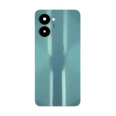 Задняя крышка для Realme C33 (голубая) премиум — 2